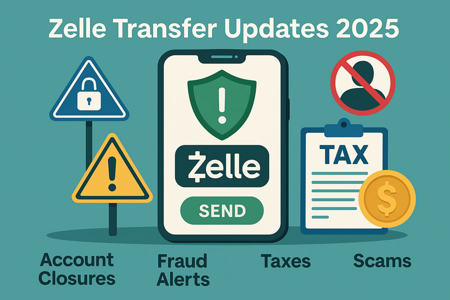 Zelle Transfer Updates 2025 - Fraud Alerts, Taxes, and Account Closure