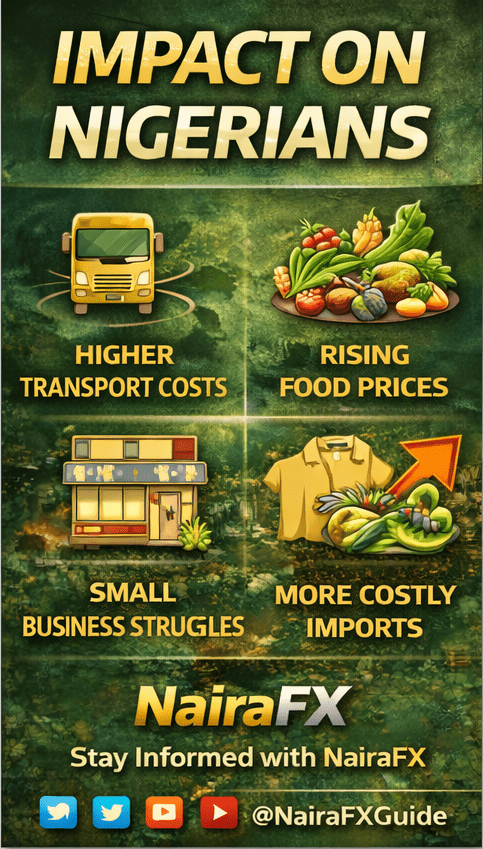 Nigerian market scene with foodstuff
