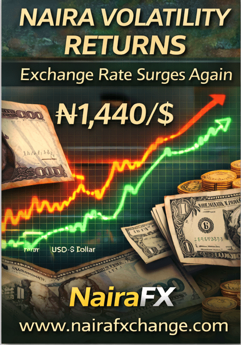 USD/NGN chart