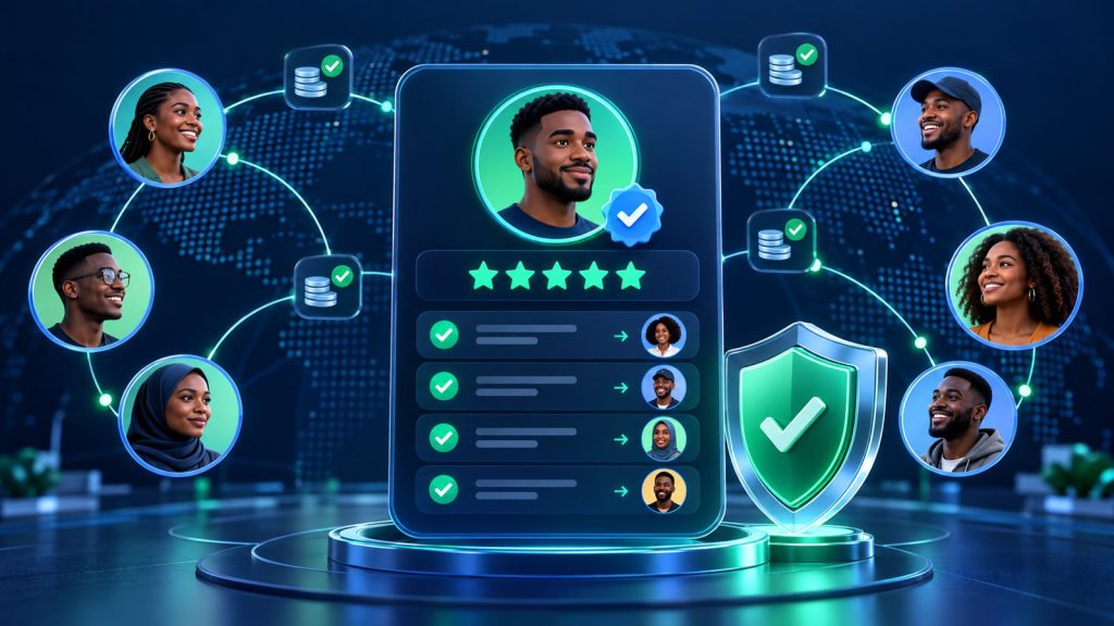 Verified marketplace profile connected to successful trades and diverse counterparties.